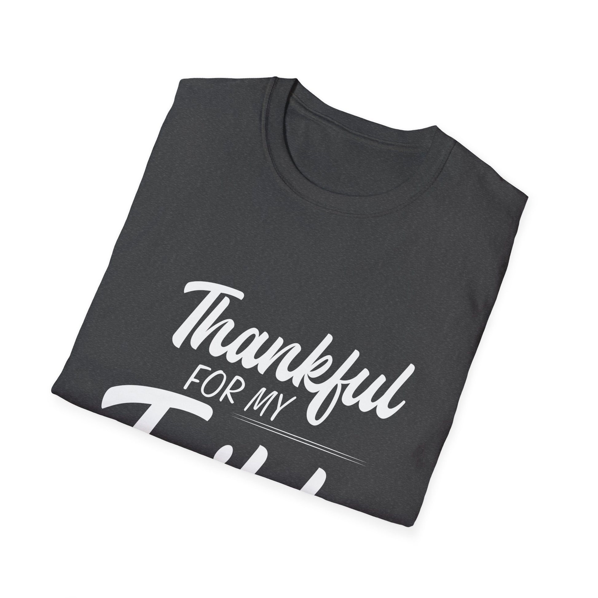 Thankful for My Tribe T-Shirt — Family Thanksgiving Graphic Tee