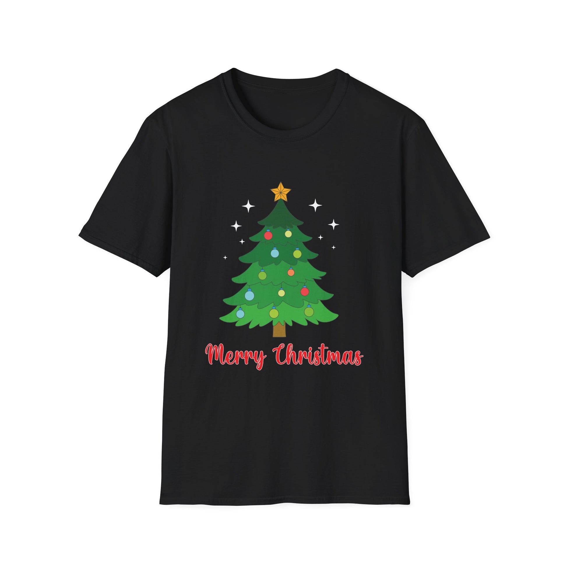 Christmas Tree T‑Shirt — "Merry Christmas" Holiday Tee