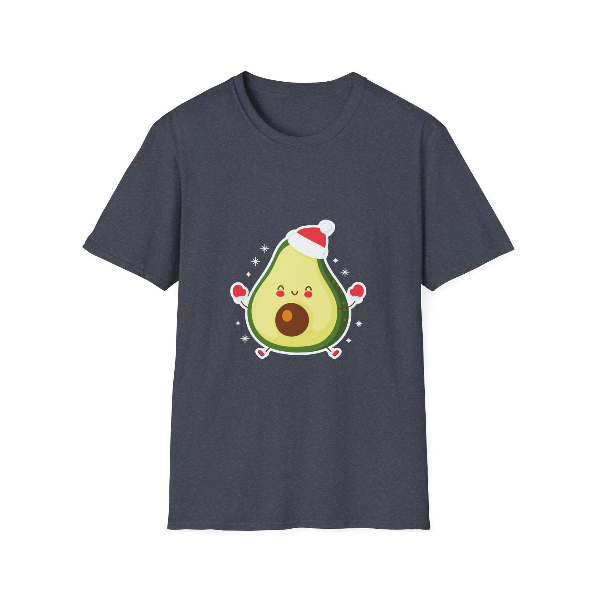 Christmas Avocado Santa Hat Christmas Avocado Unisex T-Shirt