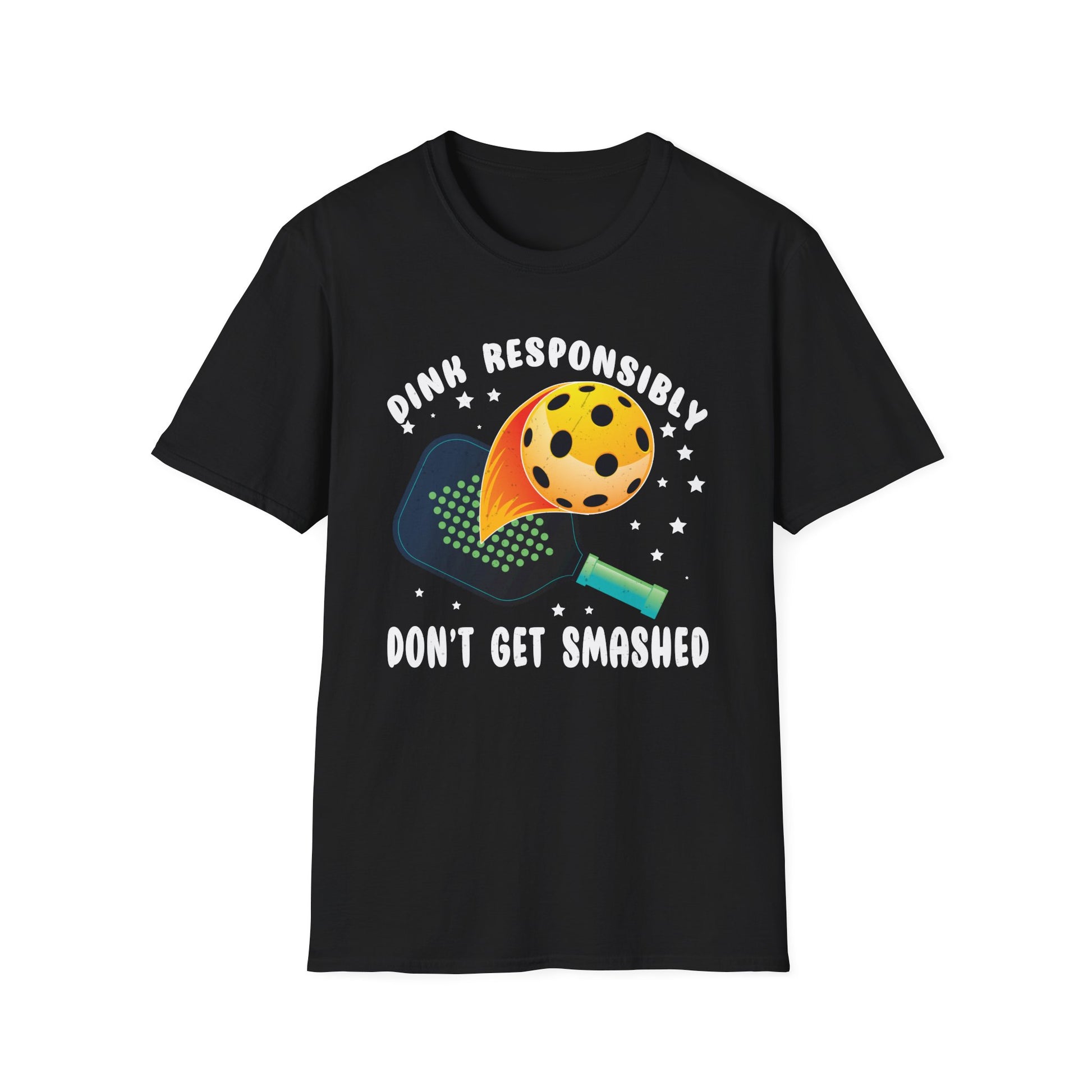 funny vintage dink responsibly don't get smashed pickleball Unisex T-Shirt