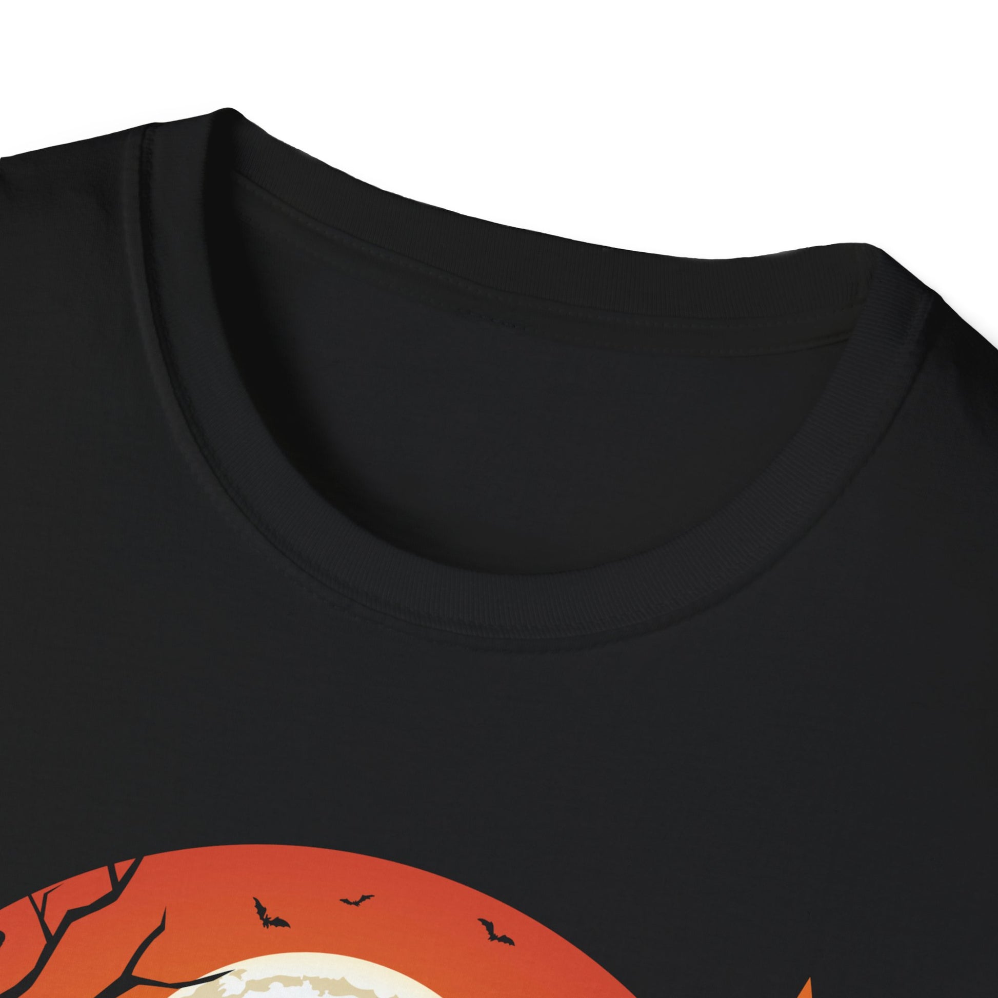 Halloween Skateboard T-Shirt — "Flip or Treat" Spooky Moon Graphic