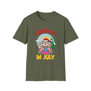 Christmas in July funny santa xmas for Sommer Christmas Unisex T-Shirt
