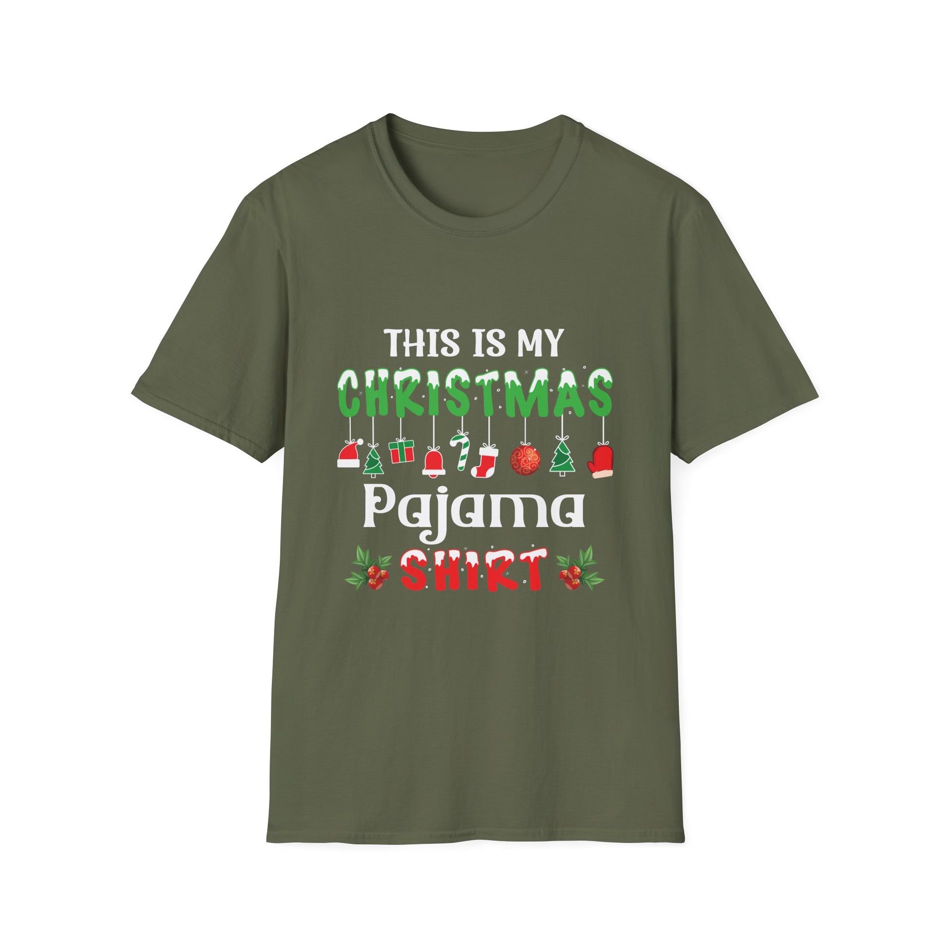 Christmas Pajama Shirt T‑Shirt — "This Is My Christmas Pajama Shirt" Holiday Tee