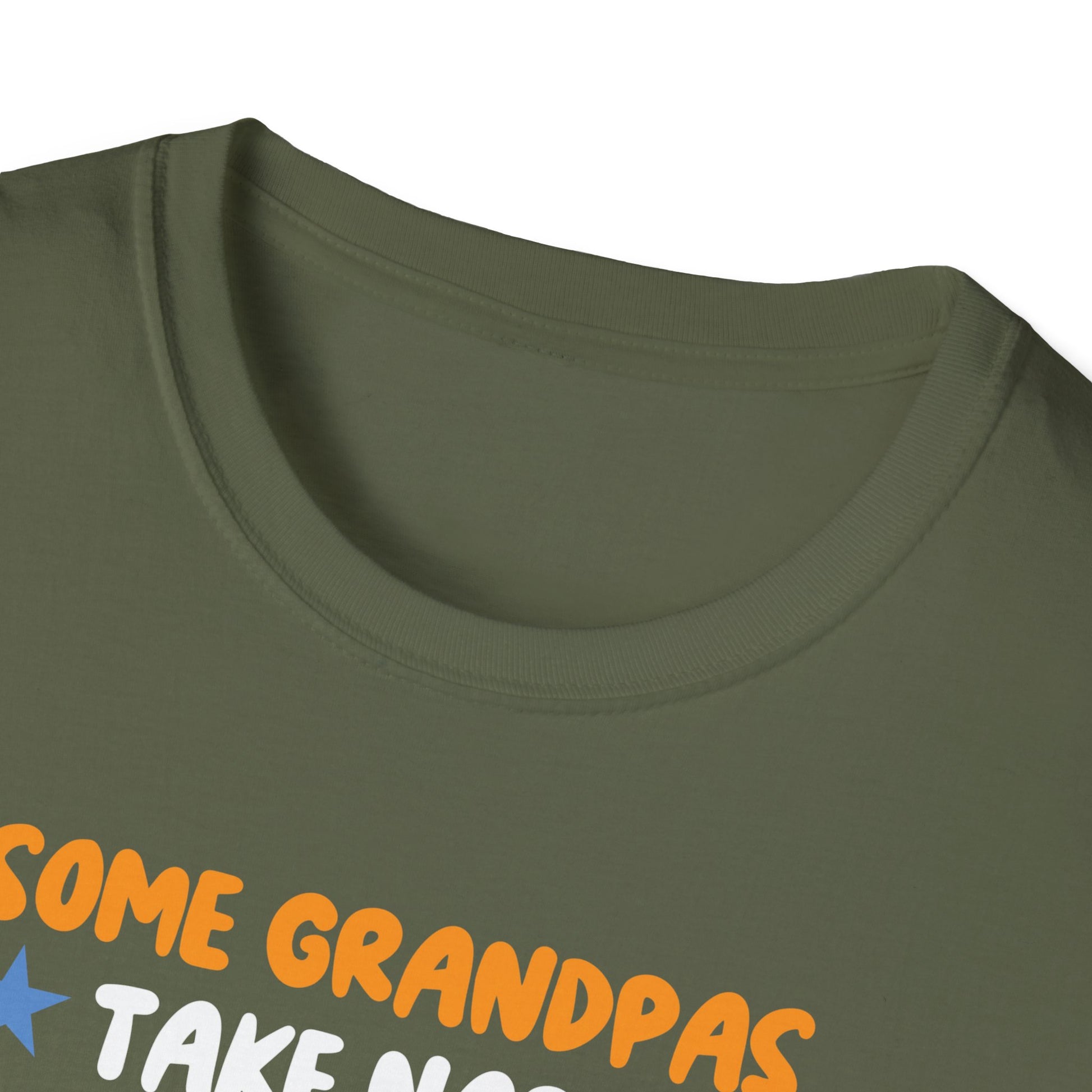 Grandpa Dirt Bike T-Shirt — "Some Grandpas Take Naps, Super Cool Grandpas Ride Dirt Bikes"