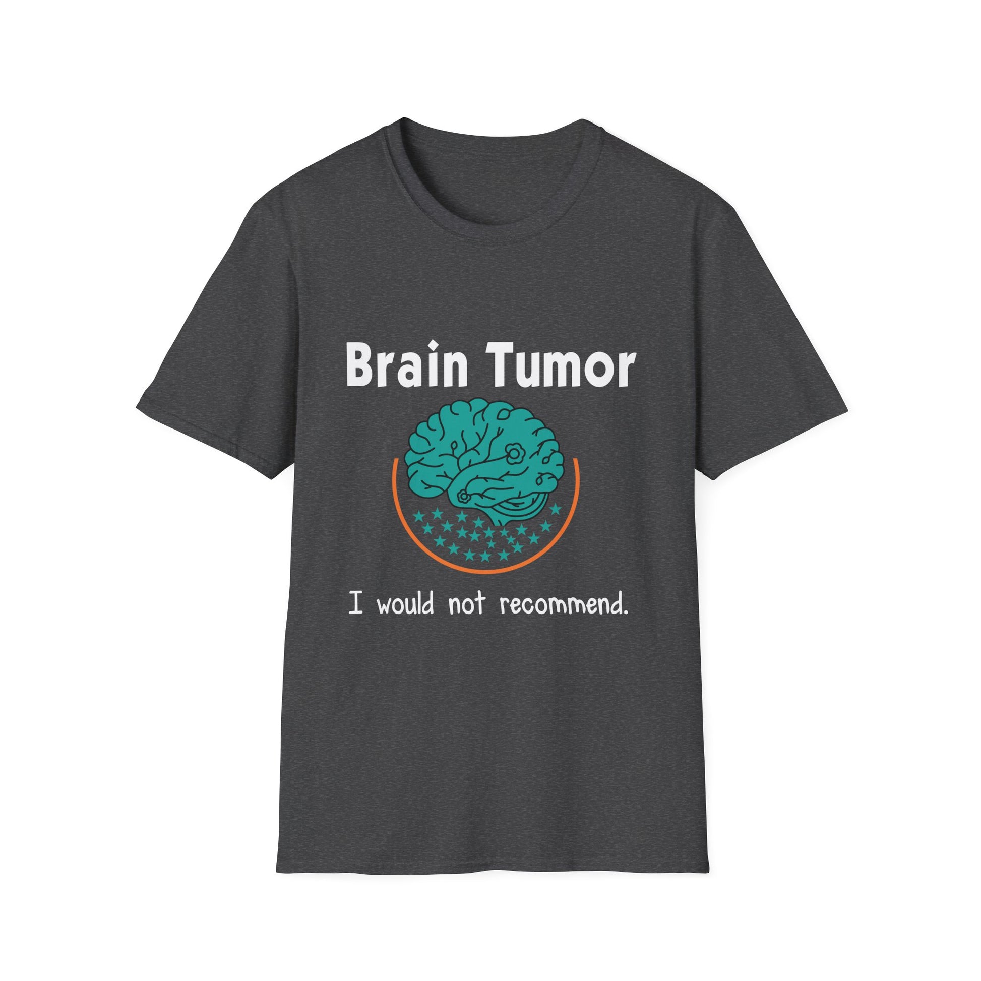 T‑Shirt — "Brain Tumor: I Would Not Recommend." Support Awareness Humor Tee