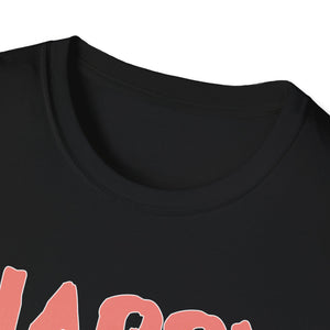 Happy Halloween - Flamingo Lover Witch Hat Pumpkin Halloween TeeUnisex Softstyle T-Shirt