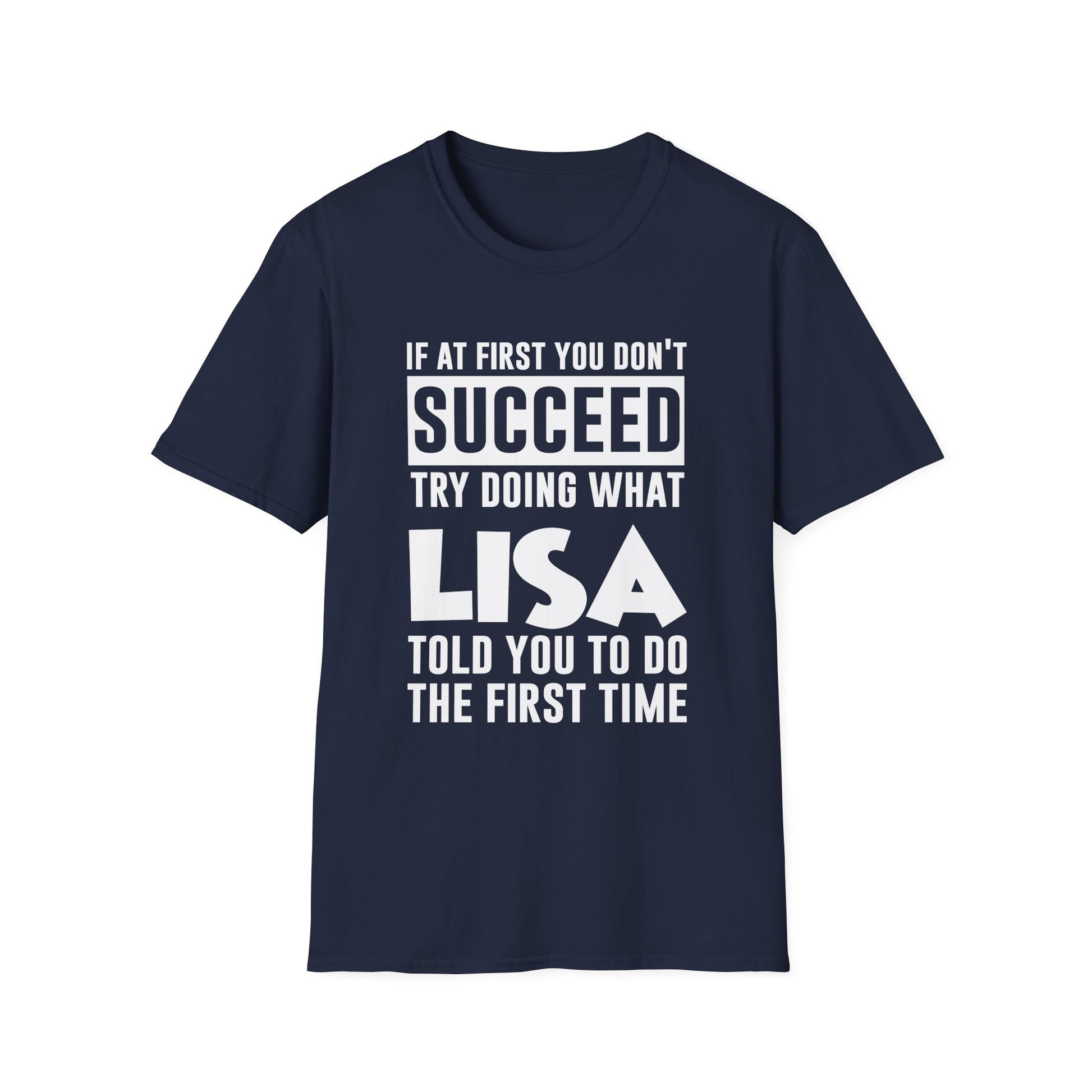 LISA Gift Name Personalized Birthday Funny Christmas Joke T-Shirt
