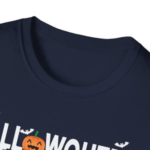 Halloween Queen T-Shirt — Cute Pumpkin & Bat Halloween Tee
