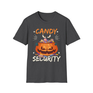 Candy Security _ Halloween Apparel Funny Halloween Tee Unisex Softstyle T-Shirt