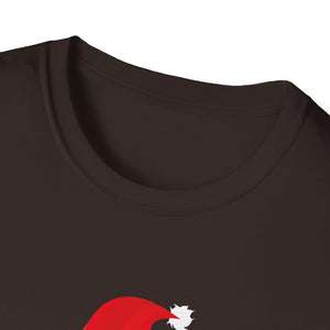 Funny Christmas Santa_s Favorite Ho Naughty Pajama Black Unisex Adult Cotton Polyester Short Sleeve Unisex Softstyle T-Shirt