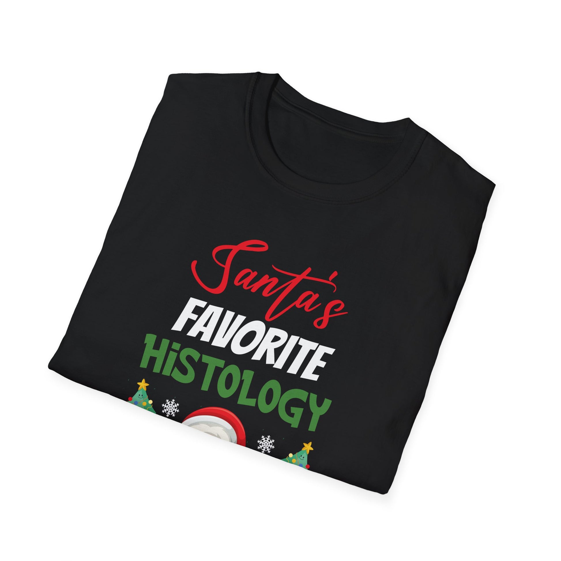 Xmas Tree Santas Favorite Histology Tech Christmas Pajamas Unisex T-Shirt