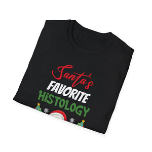 Xmas Tree Santas Favorite Histology Tech Christmas Pajamas Unisex T-Shirt