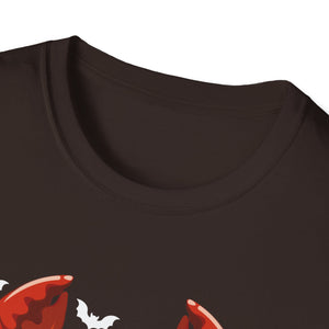 Happy Halloween Boo Spiders Witch Hat Halloween Tee Unisex Softstyle T-Shirt