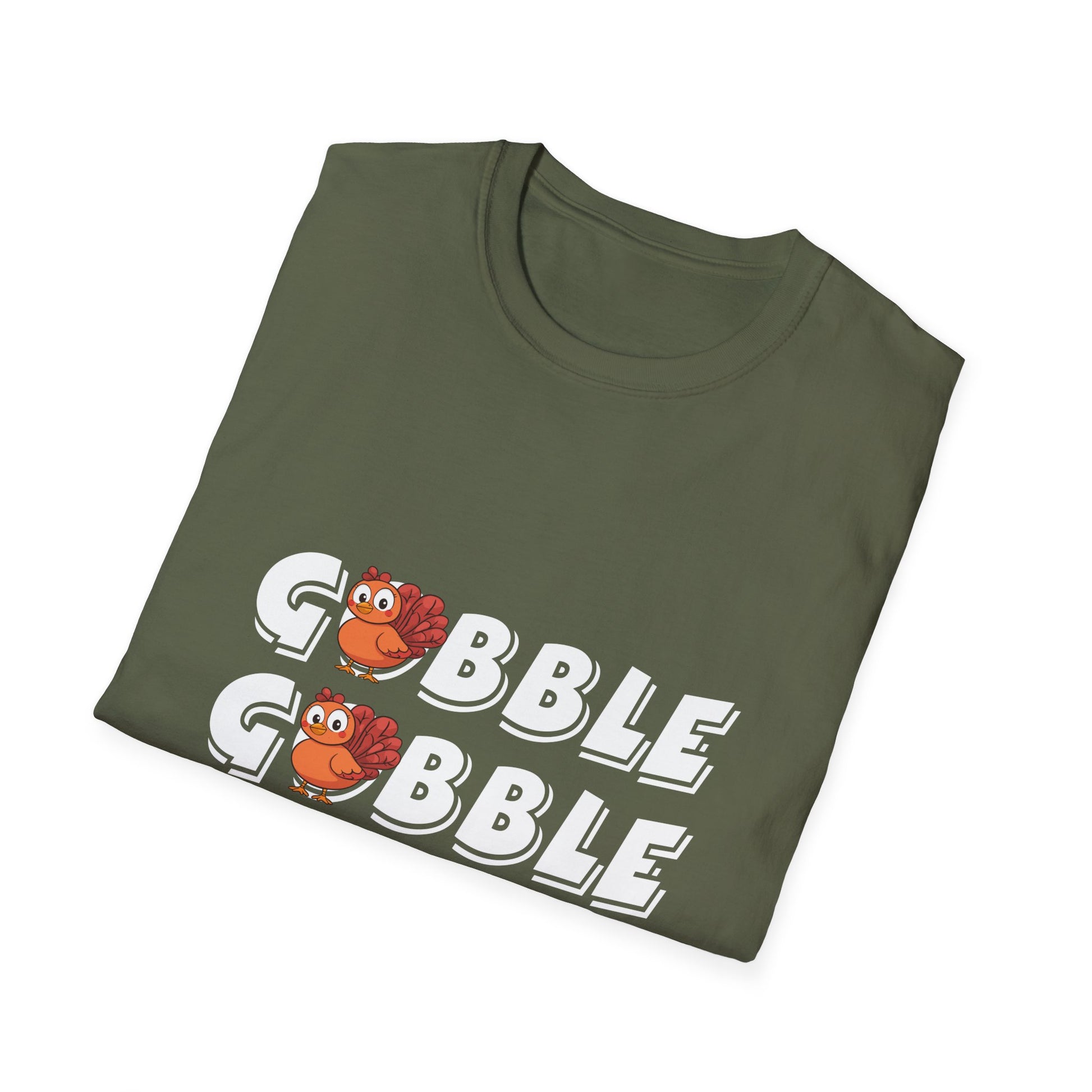 Gobble Gobble Turkey T-Shirt — Cute Thanksgiving Graphic Tee