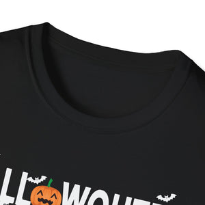 Halloween Queen T-Shirt — Cute Pumpkin & Bat Halloween Tee