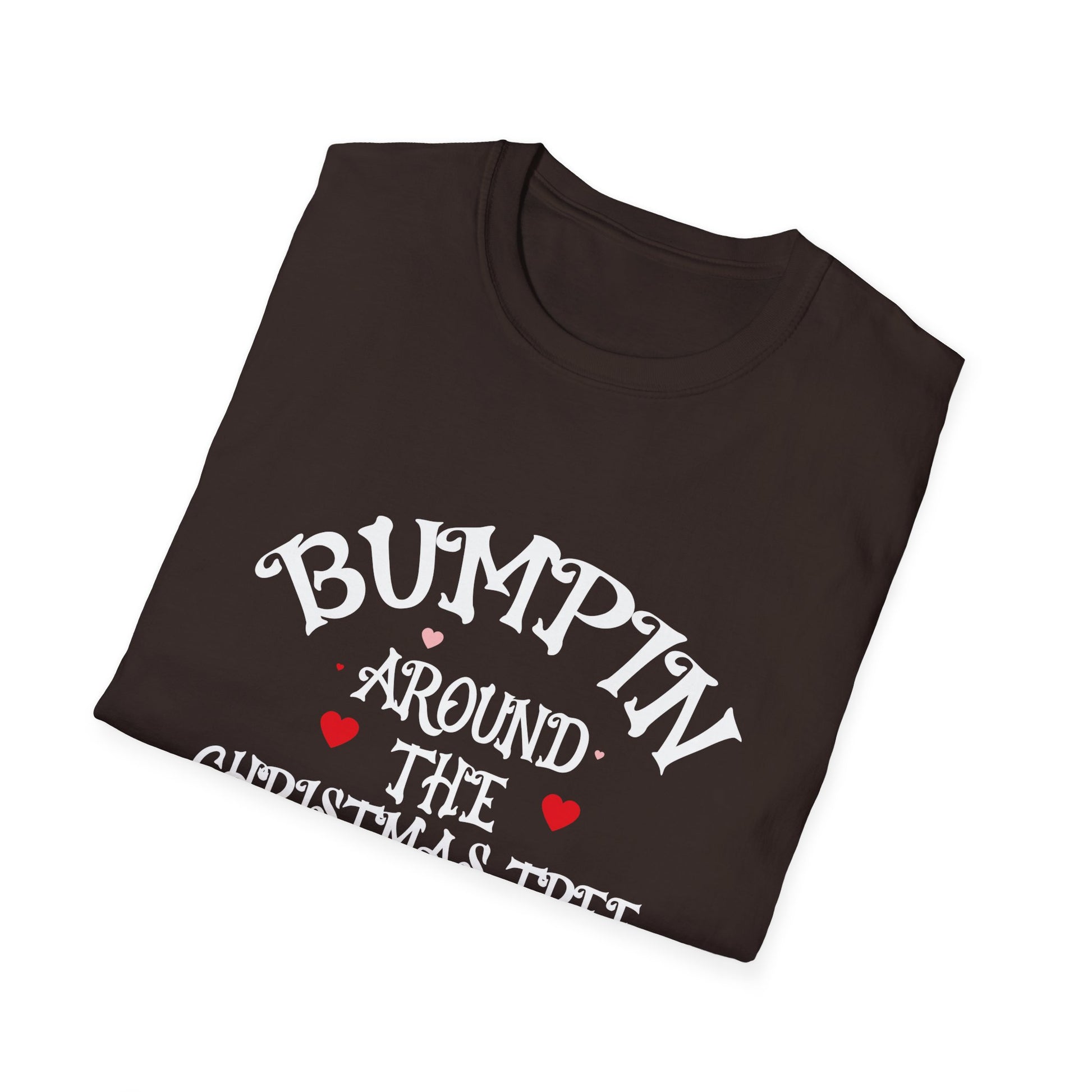 Bumping Around the Christmas Tree Christmas Pregnancy Unisex T-Shirt