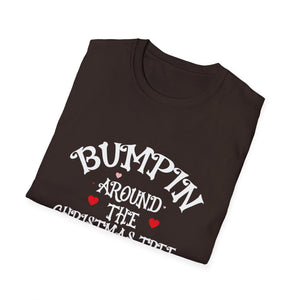 Bumping Around the Christmas Tree Christmas Pregnancy Unisex T-Shirt