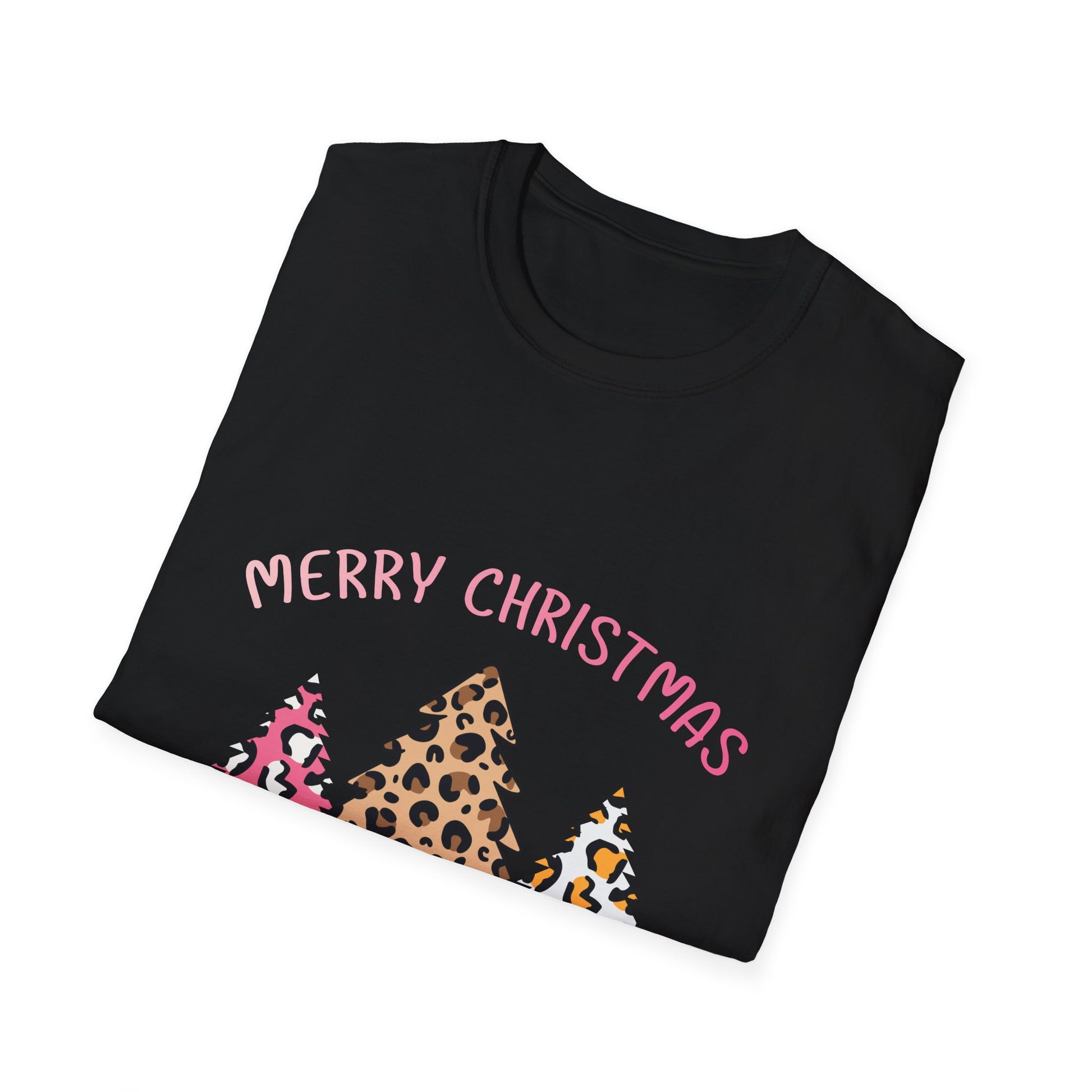 Merry Christmas Leopard Trees T-Shirt