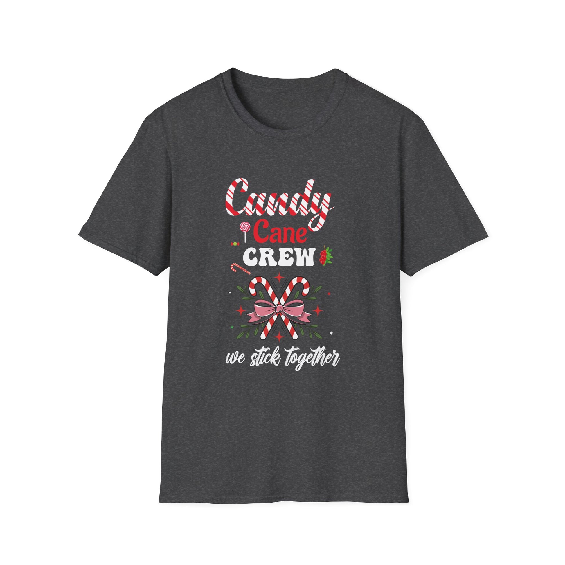 Christmas Candy Cane Heart Holiday Family Matching Pajama PJ T-Shirt