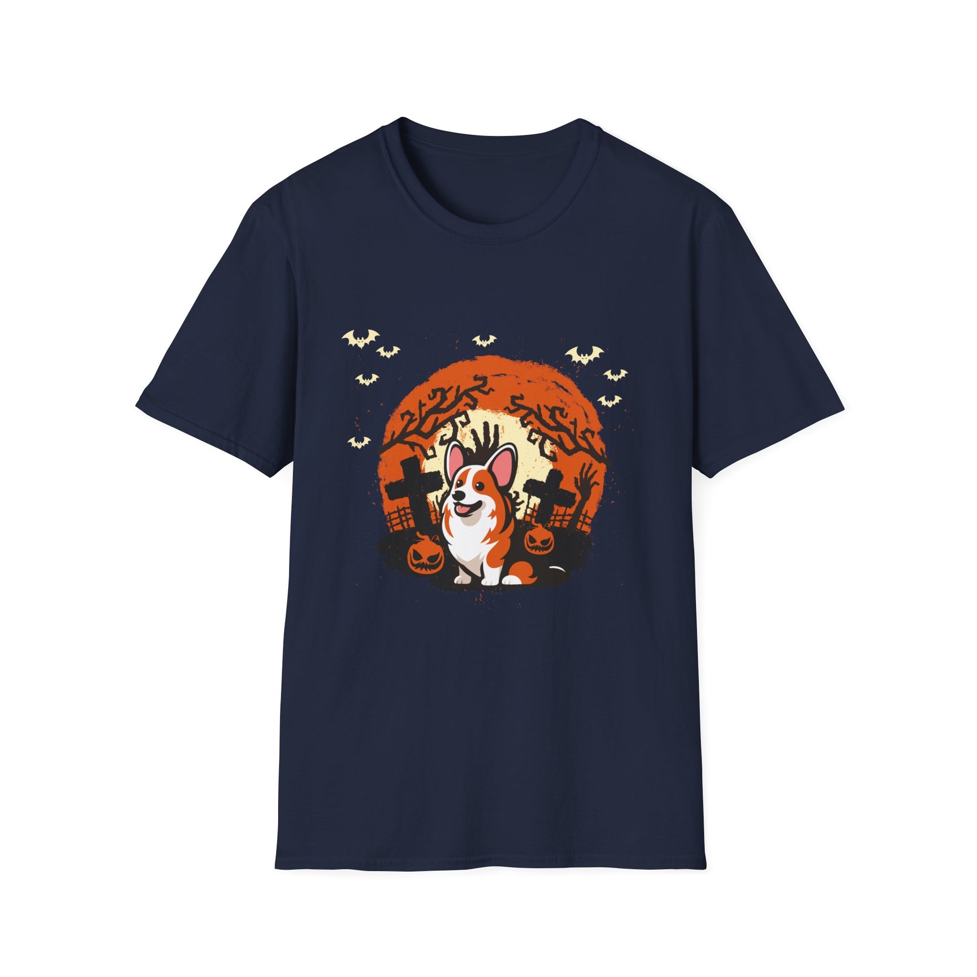 Funny Halloween Dog tee Corgi Halloween Tee