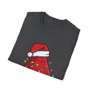 Summer Vacation Watermelon Christmas Tree Christmas In July Unisex Softstyle T-Shirt