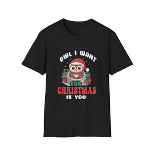 Christmas Owl T-Shirt — 