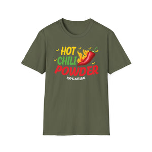 Hot Chili Powder Graphic Tee — Spicy Pepper Vintage-Style T-Shirt