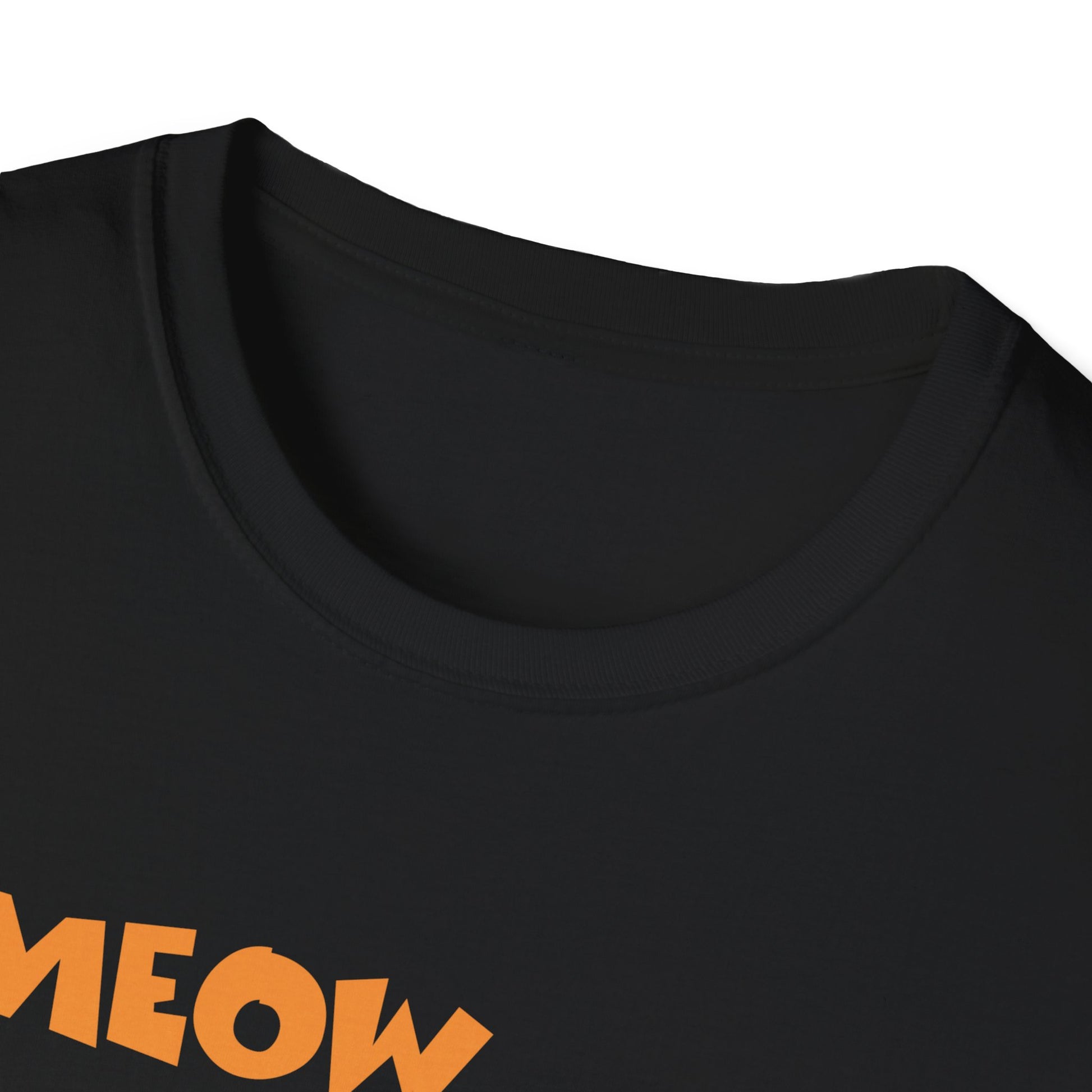 Halloween Cat Costume T-Shirt — "Meow Meooow" Pumpkin Graphic