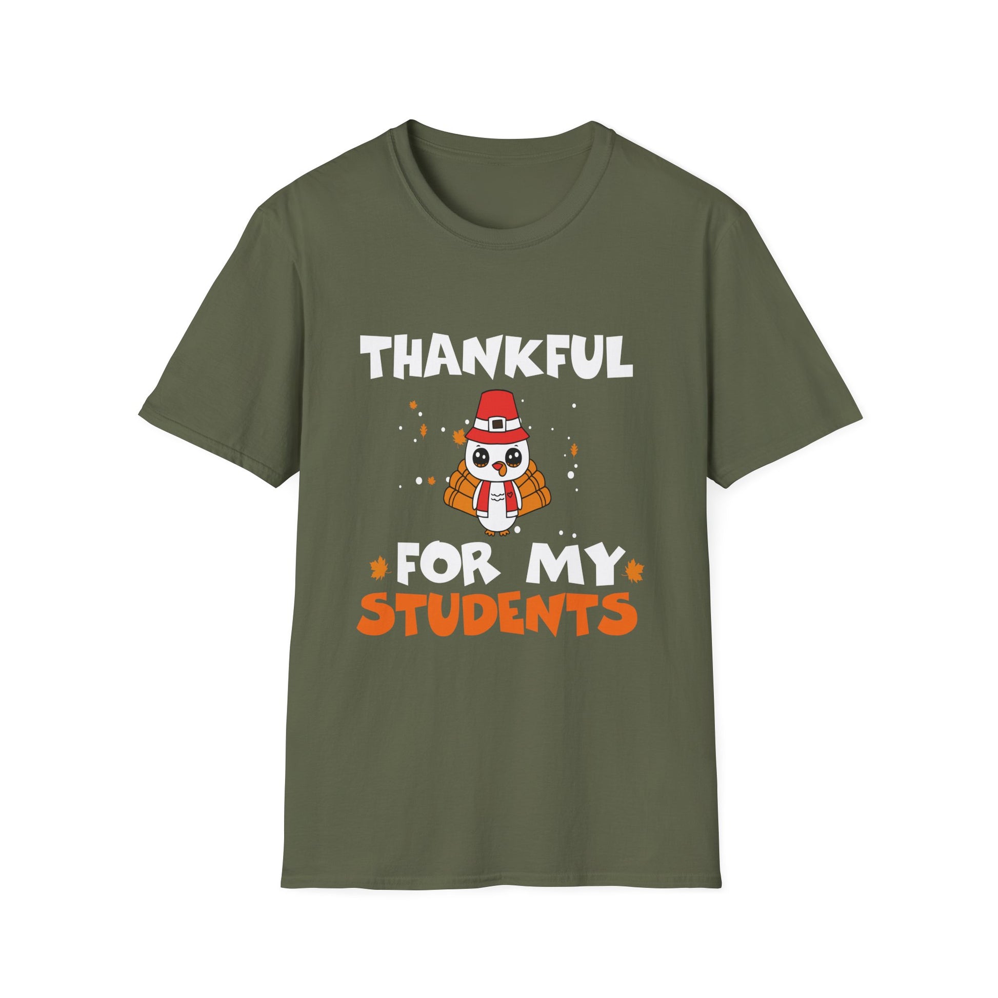 Thankful For My Students T-Shirt — Thanksgiving Teacher Tee