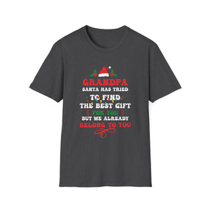 Christmas Shirt For Grandpa Xmas Christmas Granddad Unisex T-Shirt