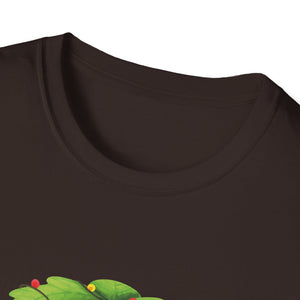 Palm Tree Ornament Graphic Tee — Tropical Holiday Palm Shirt