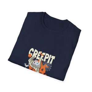 Chilling With My Creeps Halloween- Dancing Ghost Halloween Tee