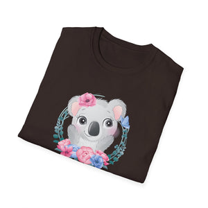 Birthday Girl Koala T-Shirt — Cute Floral Kids' Birthday Tee