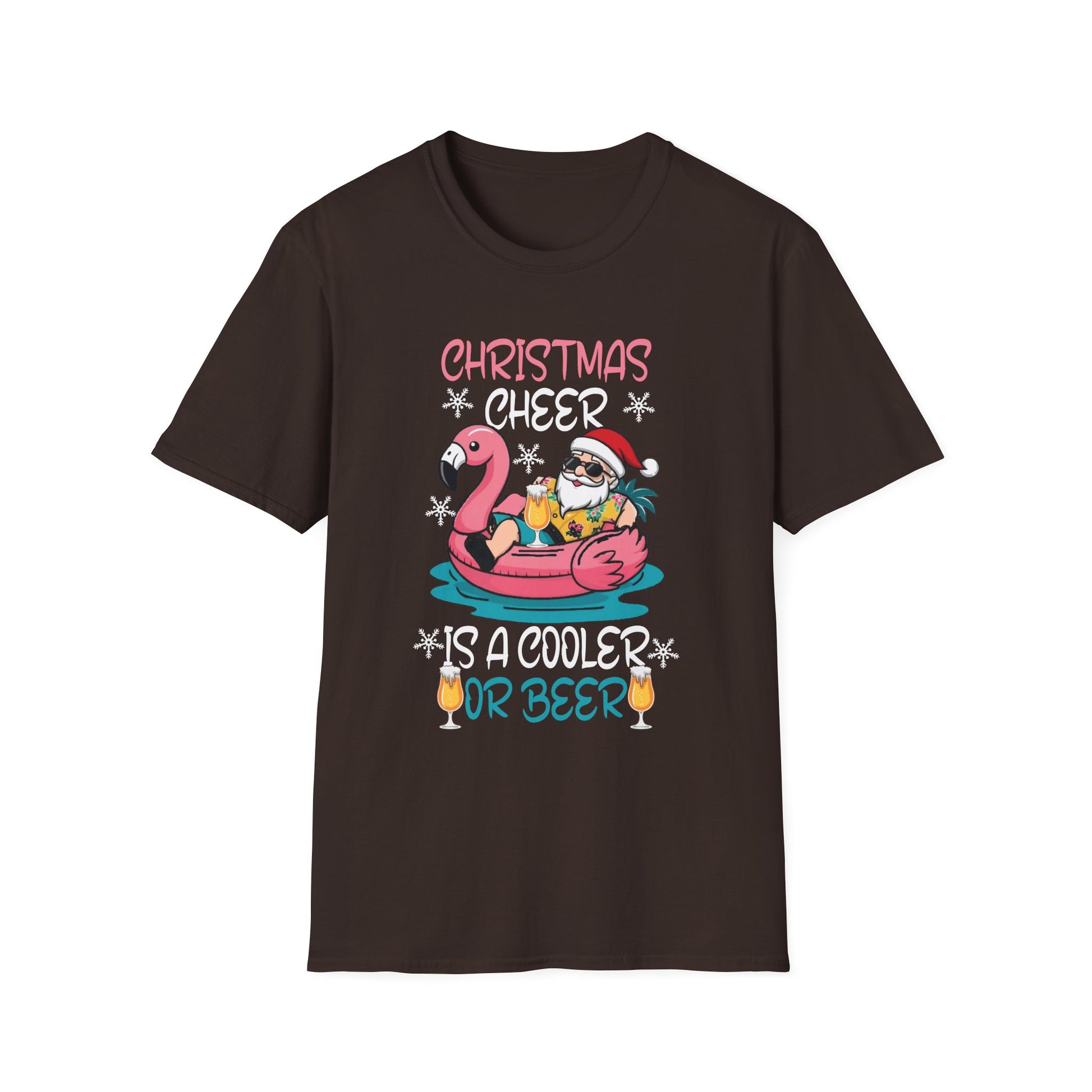 Christmas Cheer Is A Cooler Of B for Sommer Christmas Unisex T-Shirt