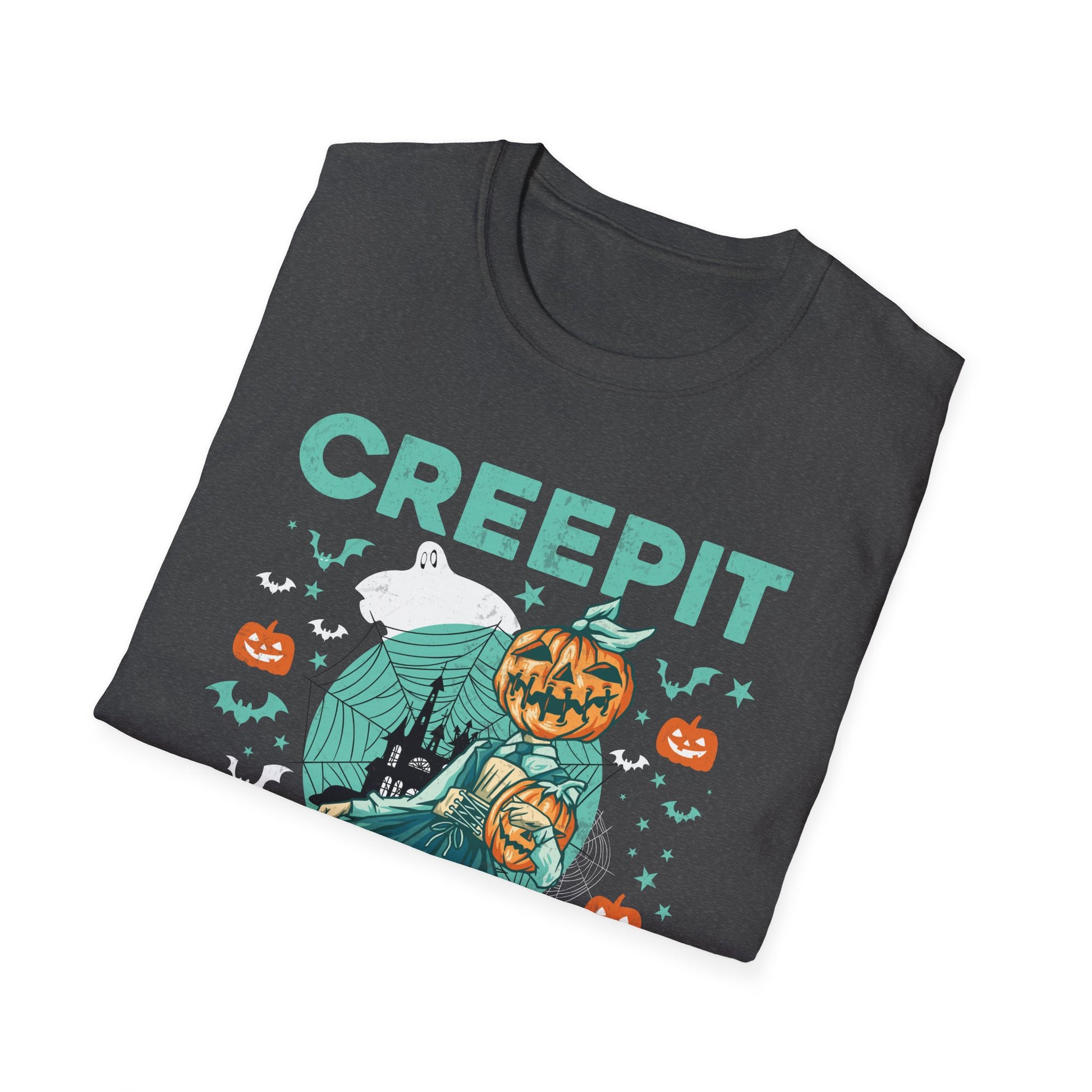 Creep It Real Halloween Costume Vintage Funny Halloween Tee  Unisex Softstyle T-Shirt