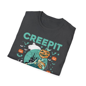Creep It Real Halloween Costume Vintage Funny Halloween Tee  Unisex Softstyle T-Shirt
