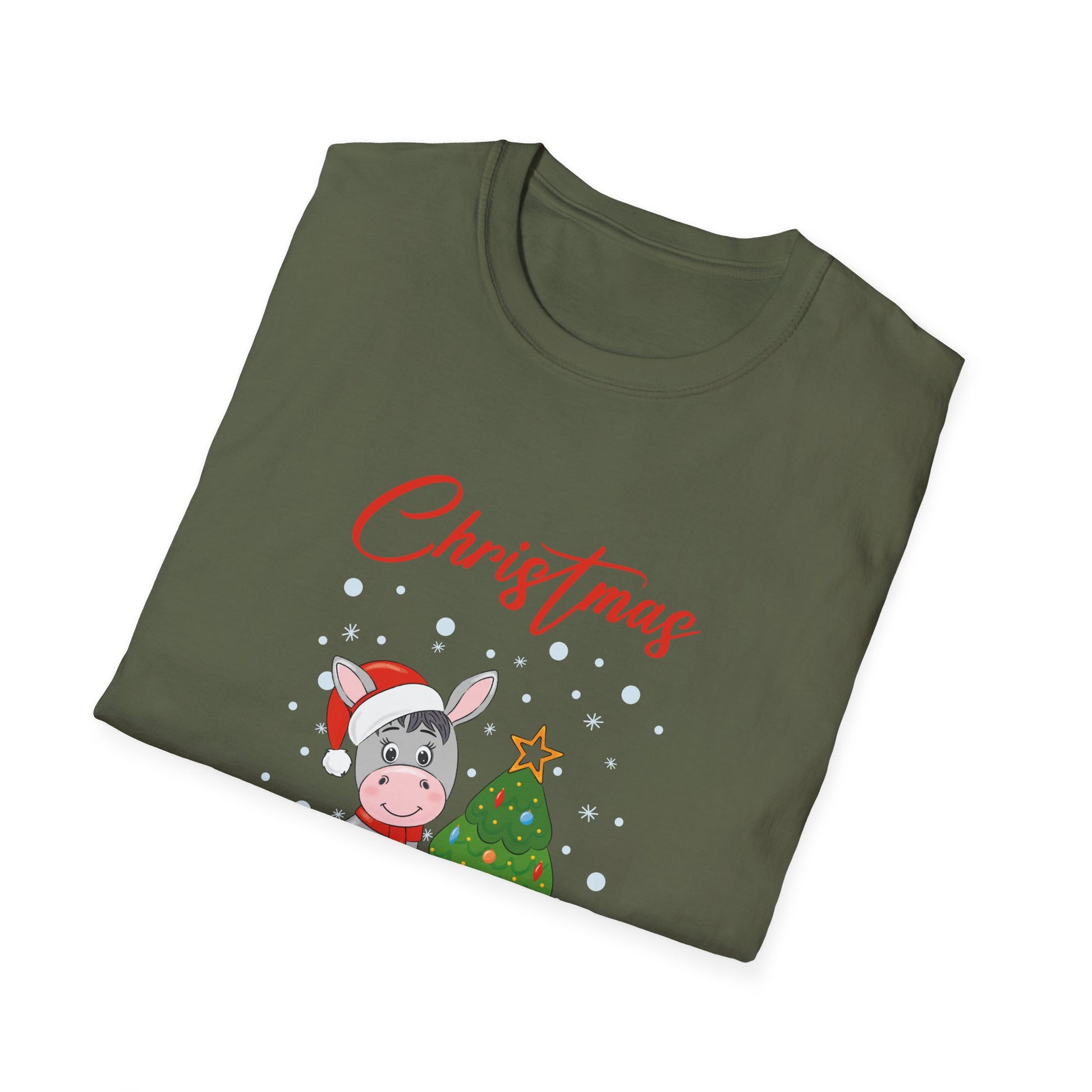 Christmas Is Better With A Donkey Ugly Christmas Sweater Unisex T-Shirt