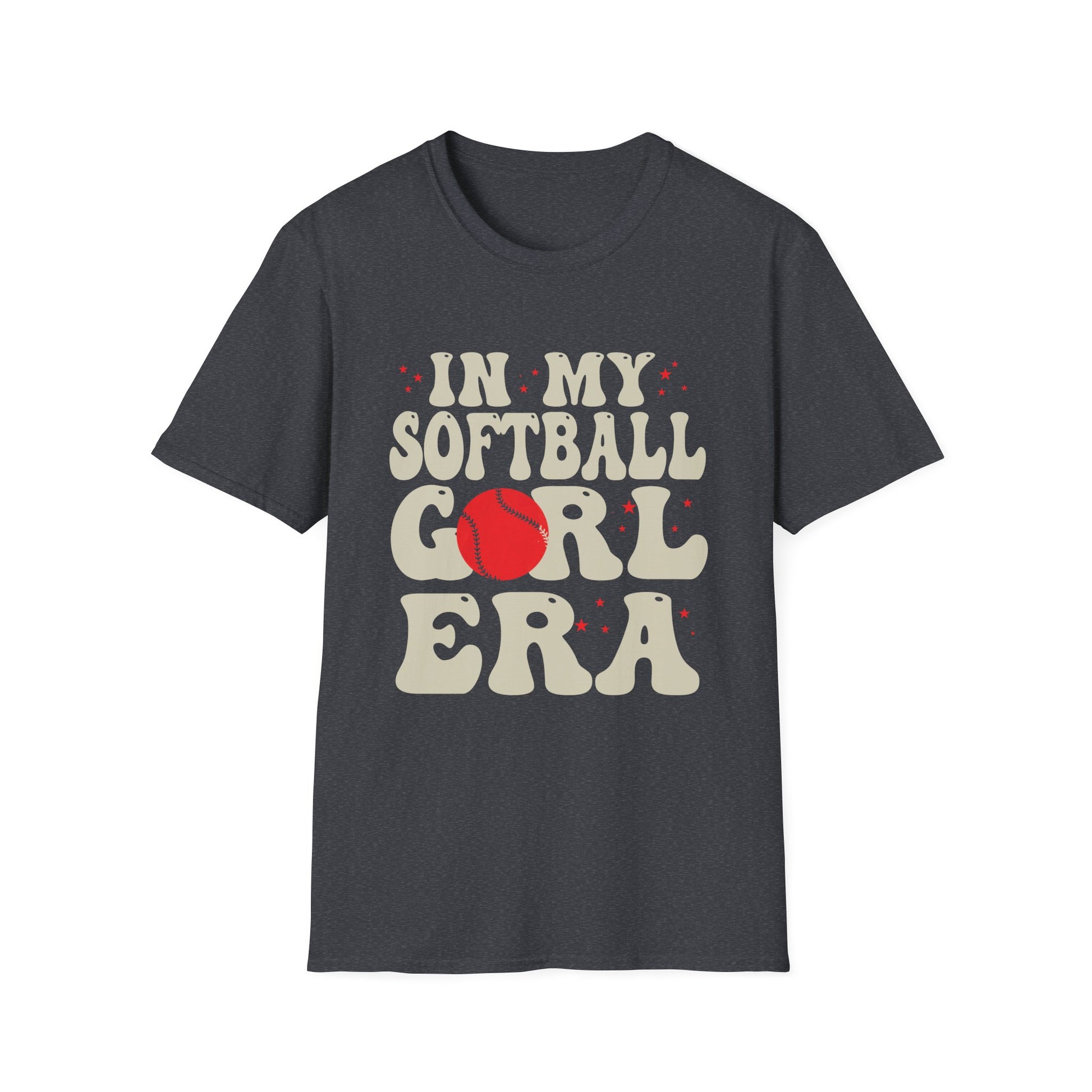 In My Softball Girl Era Retro Groovy Softball Girl Unisex T-Shirt