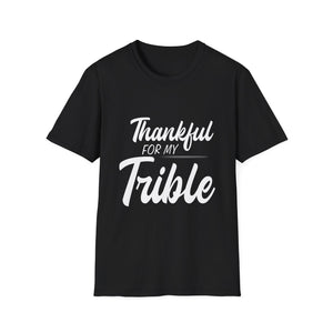 Thankful for My Tribe T-Shirt — Family Thanksgiving Graphic Tee