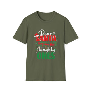 Dear Santa They Are The Naughty Ones Funny Nice Christmas Unisex T-Shirt