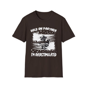 Overstimulated Raccoon T-Shirt — 