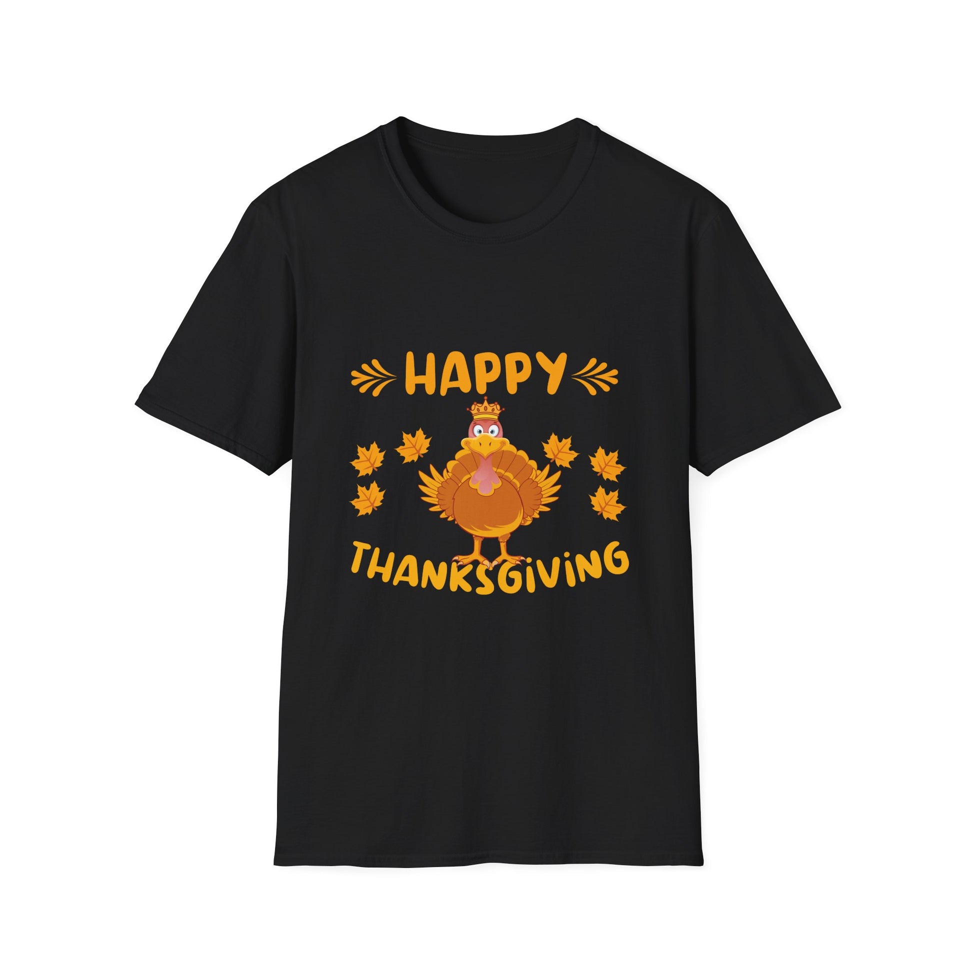 Thanksgiving Turkey T-Shirt — Happy Thanksgiving Cute Fall Tee  Unisex T-Shirt
