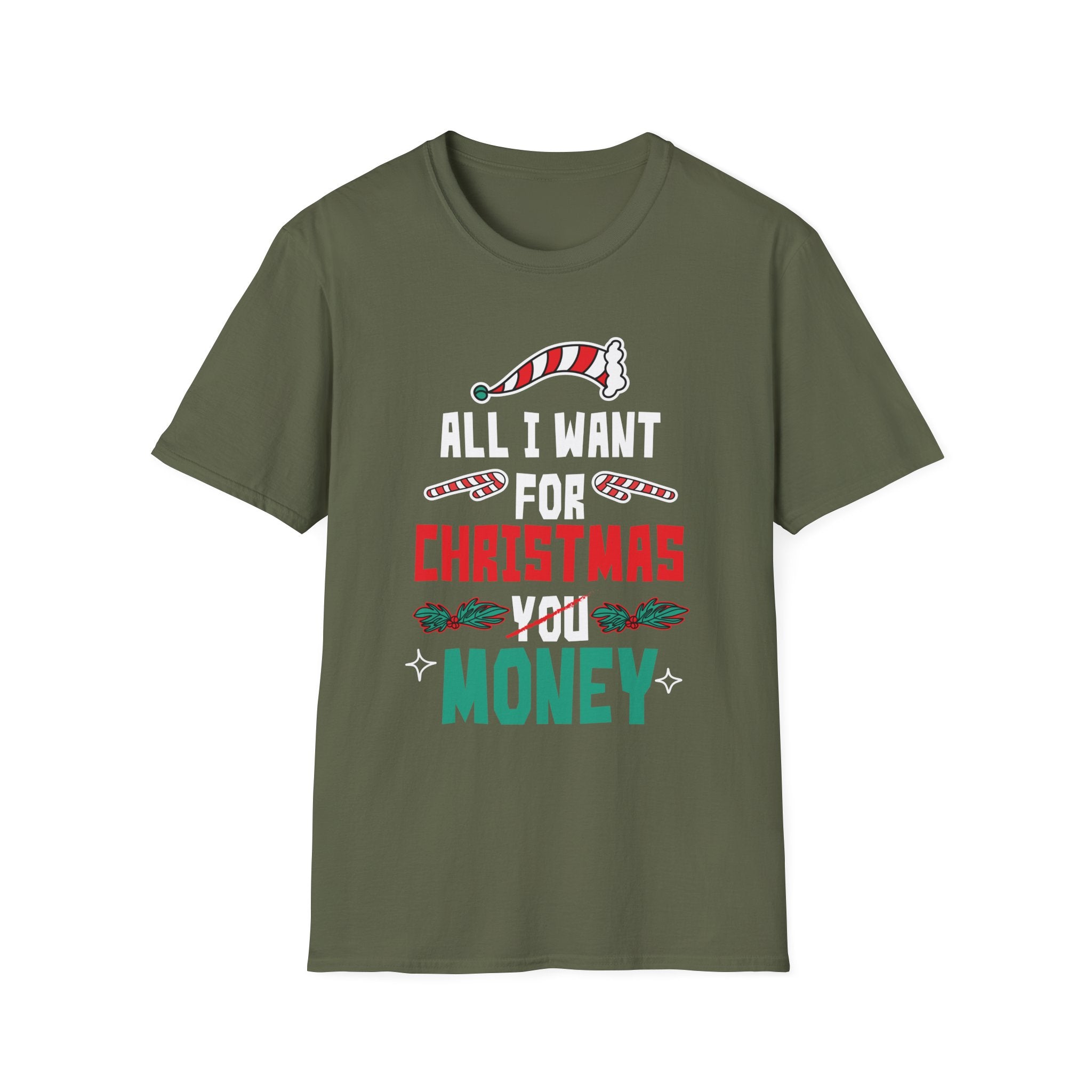 All I Want For Christmas Is Money Christmas 2022 Unisex T-Shirt