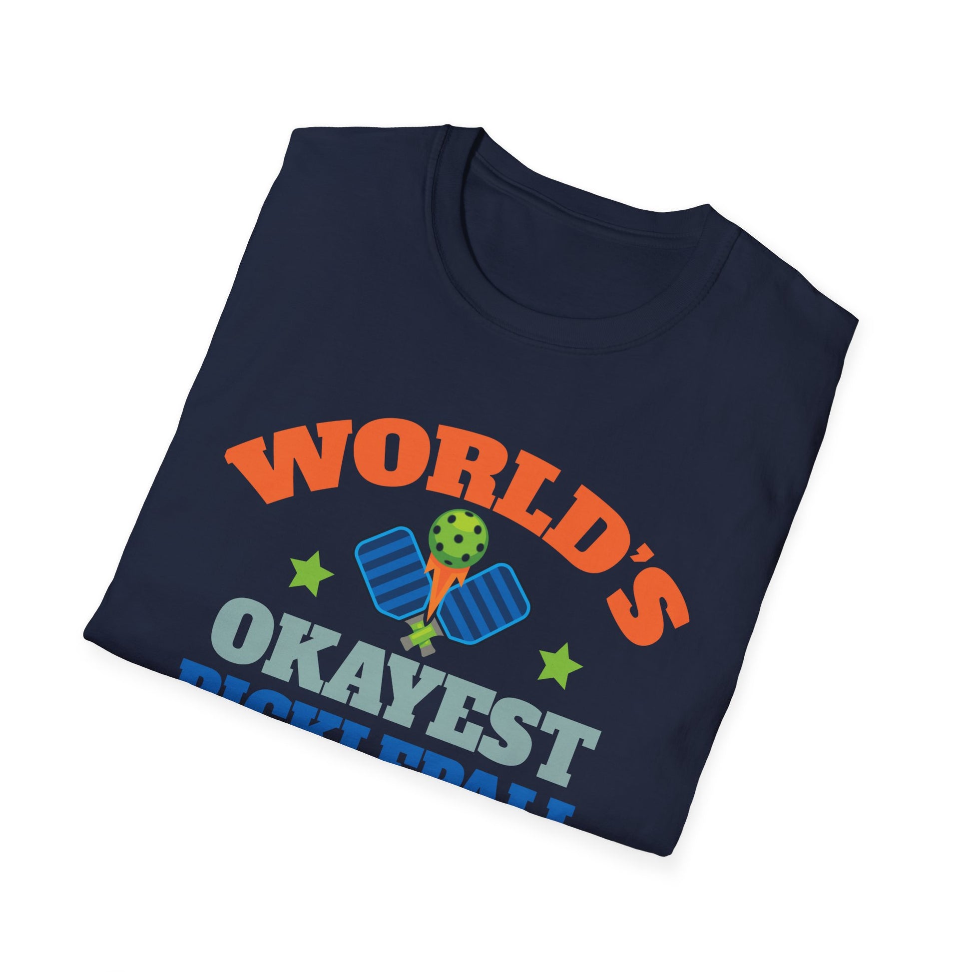 Pickleball T-Shirt — "World's Okayest Pickleball Player" Funny Sports Tee