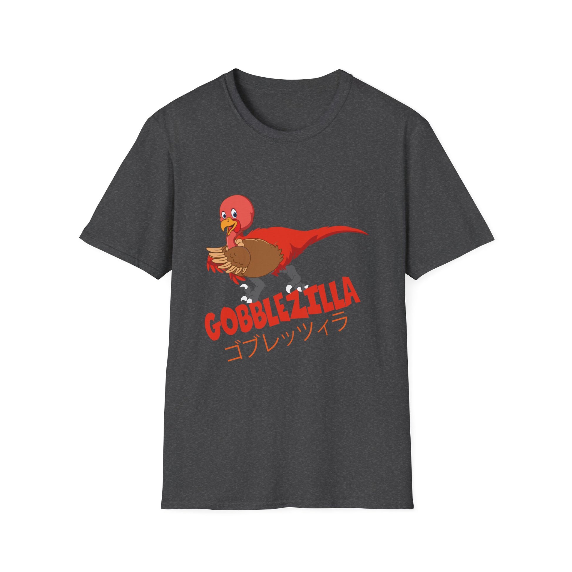 Gobblezzilla Turkey T-Shirt — Funny Thanksgiving Graphic Tee