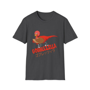 Gobblezzilla Turkey T-Shirt — Funny Thanksgiving Graphic Tee
