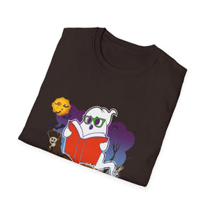 Booooks! Halloween Ghost Reading T-Shirt