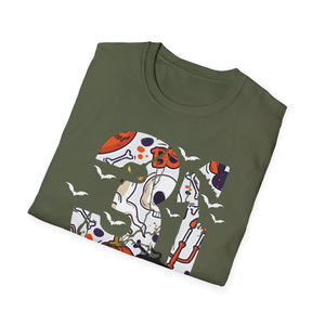 October Skull T-Shirt — Halloween October Graphic Tee