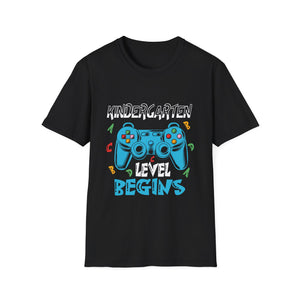 Kindergarten Level Begins Gamer Controller T-Shirt
