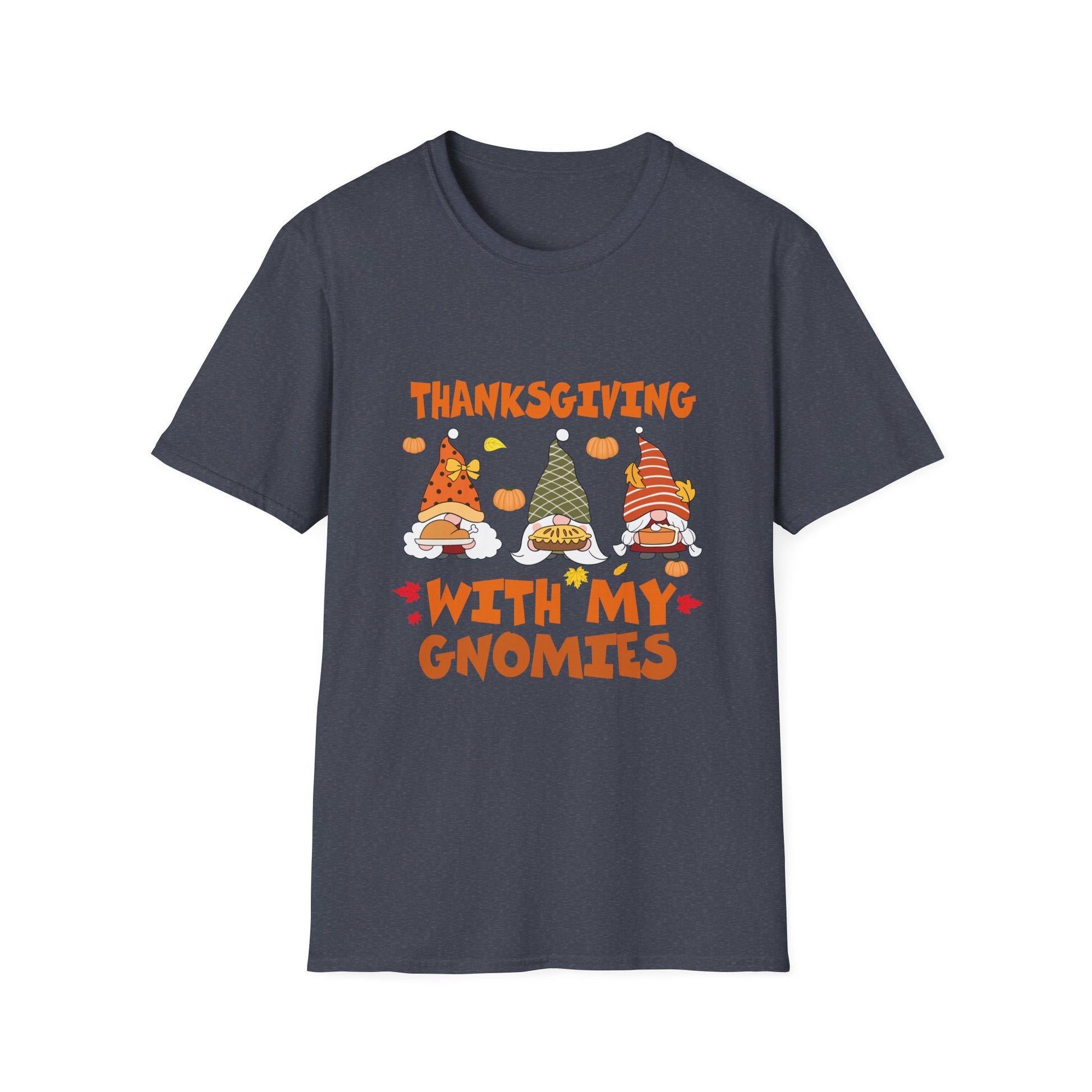 Thanksgiving With My Gnomies Happy Thanksgiving Gnome Fall  Unisex T-Shirt